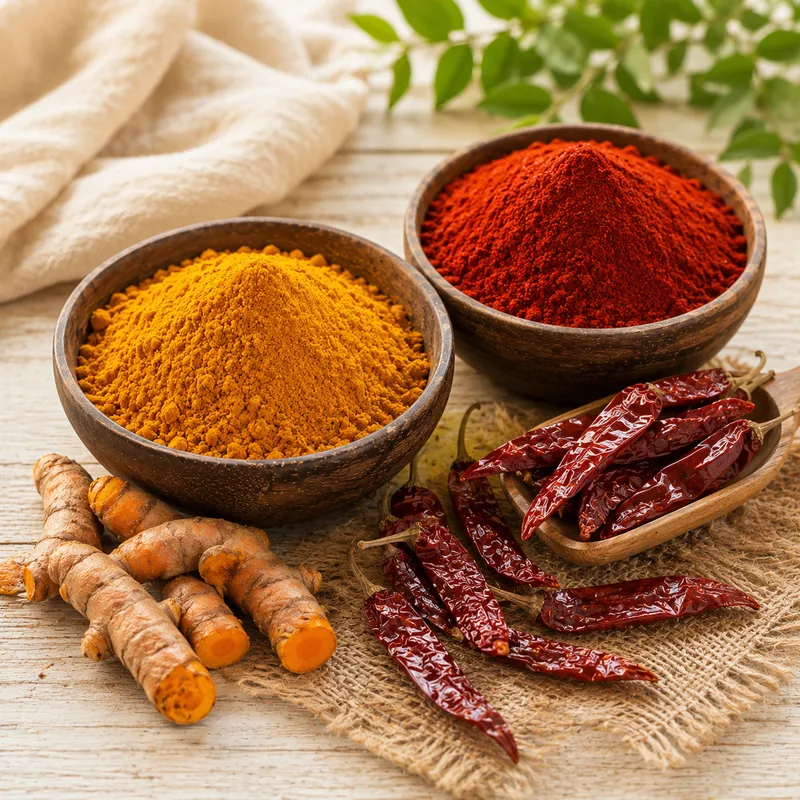 Natural Spices — traditional South Indian spices and masalas