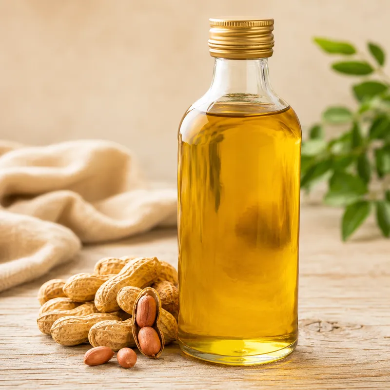 Wood-Pressed Groundnut Oil — cold pressed palli nune